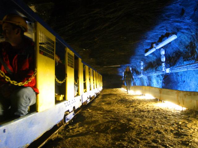 Le petit train, La Mine Bleue