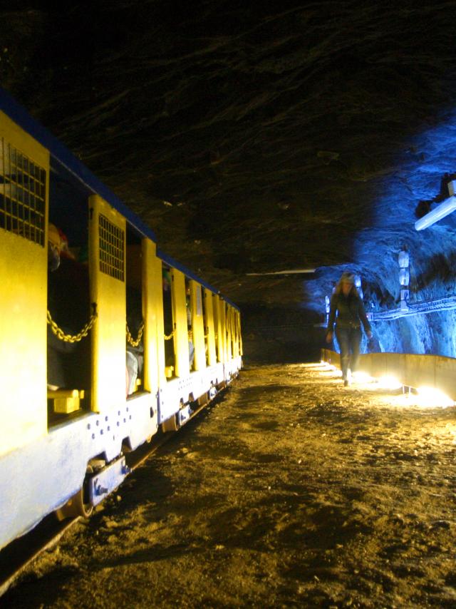 Le petit train, La Mine Bleue